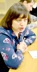 специалист комитета по делам молодёжи, семьи, спорту и социальным программам администрации НГО Ирина Бурухина