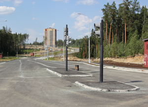 Новый участок дороги улицы Ленина ожидает приёмки