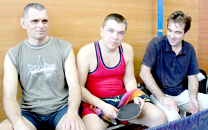 Андрей Гнездилов, Александр Сушков и Эдуард Казанцев