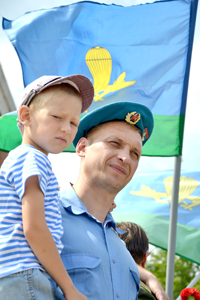 Евгений Козленко с сыном Вадимом